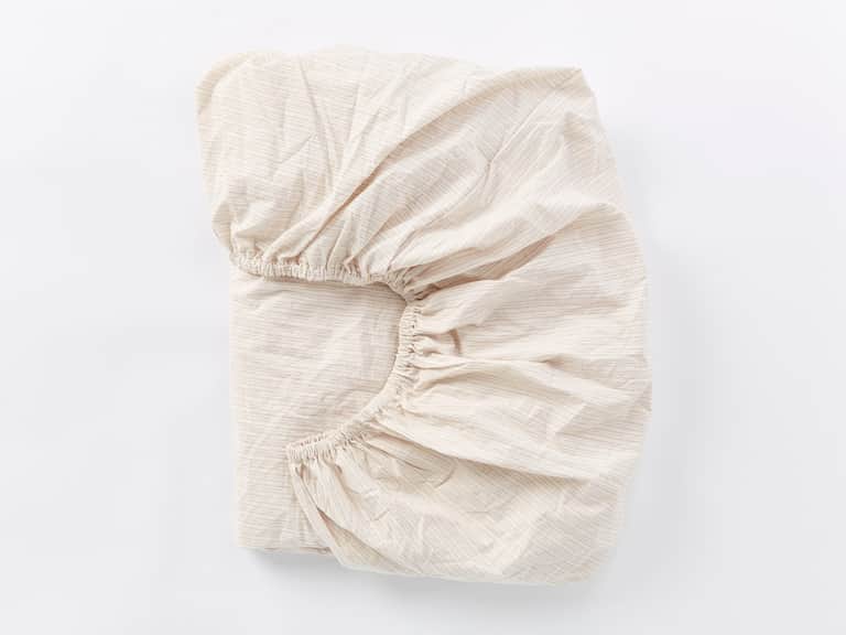 Organic Crinkled Percale&trade; Fitted Sheet image