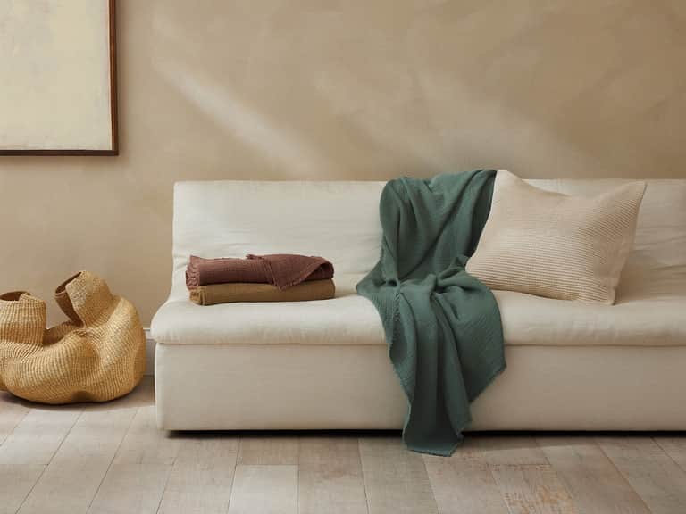 Topanga Organic Matelasse Throw image