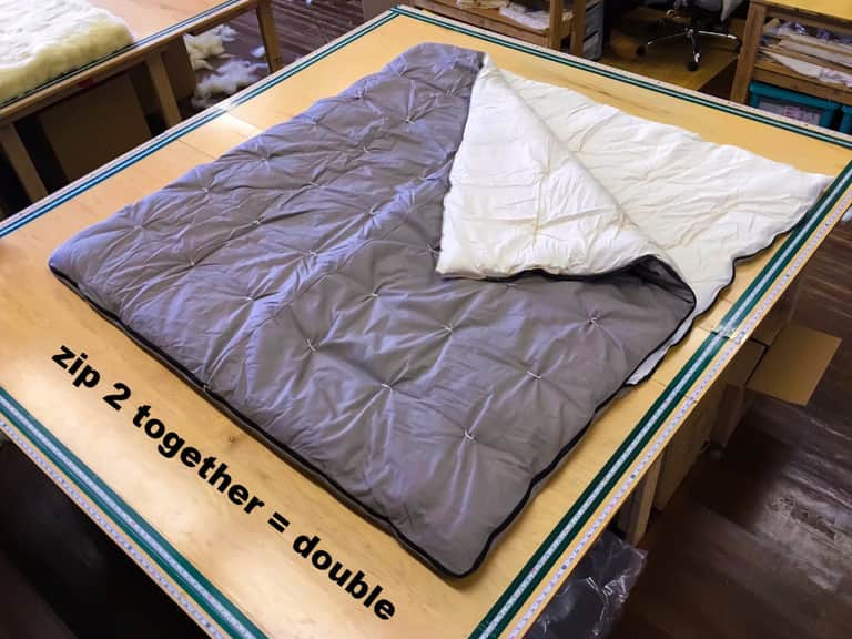All-Natural Wool Sleeping Bag image