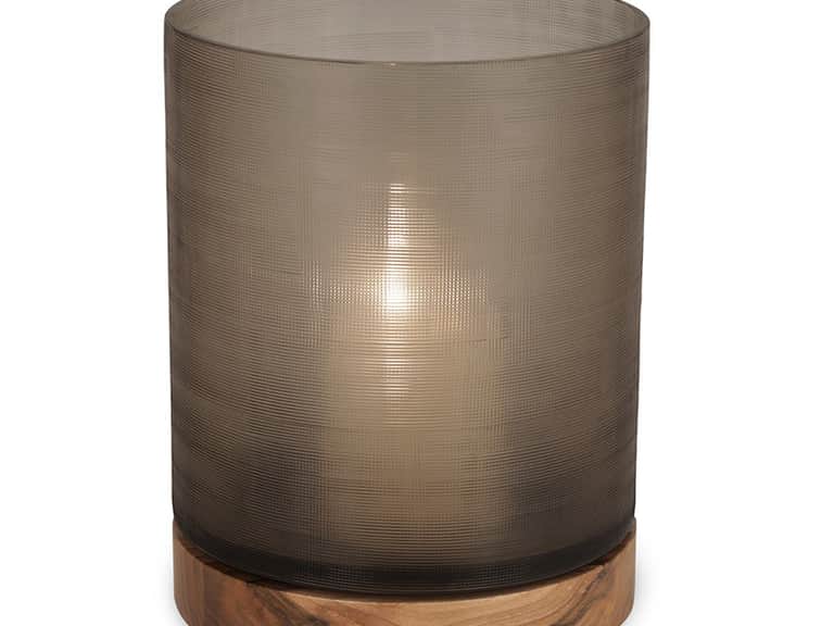 Guaxs Aran Lantern - Smoke Grey/Walnut image