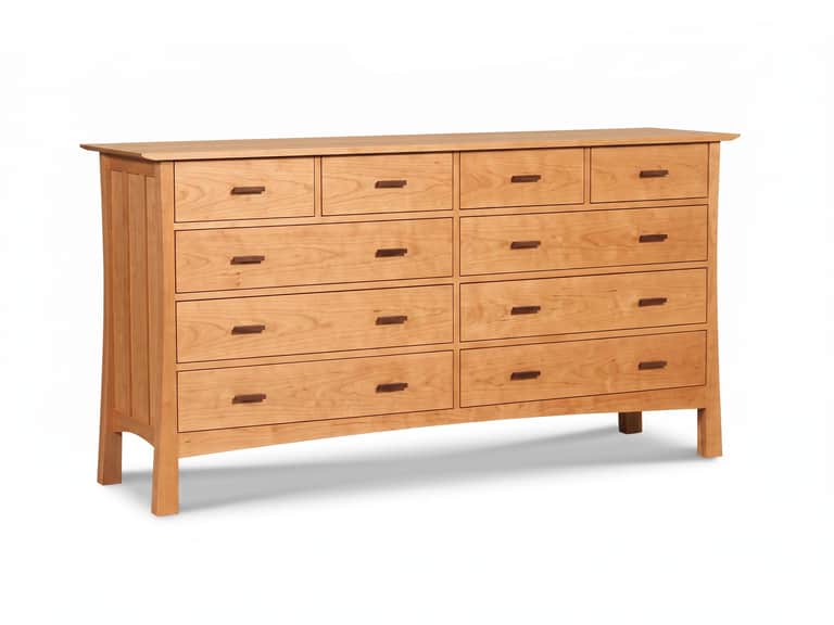 Contemporary Craftsman 10-Drawer Wide Dresser