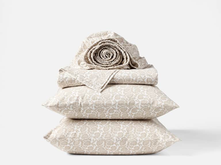 Organic Print Percale Sheet Set image