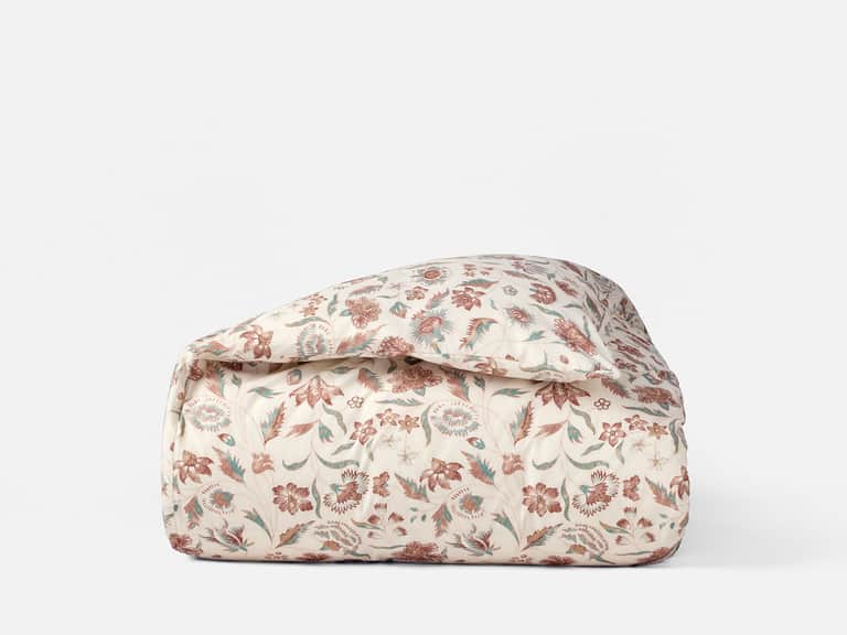 Viola Organic Print Duvet Cover image