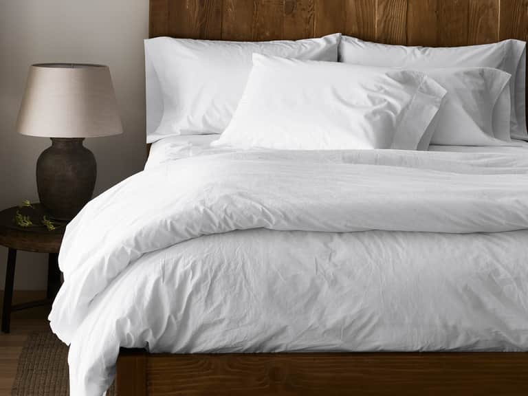 Refined Organic Percale Duvet Cover image