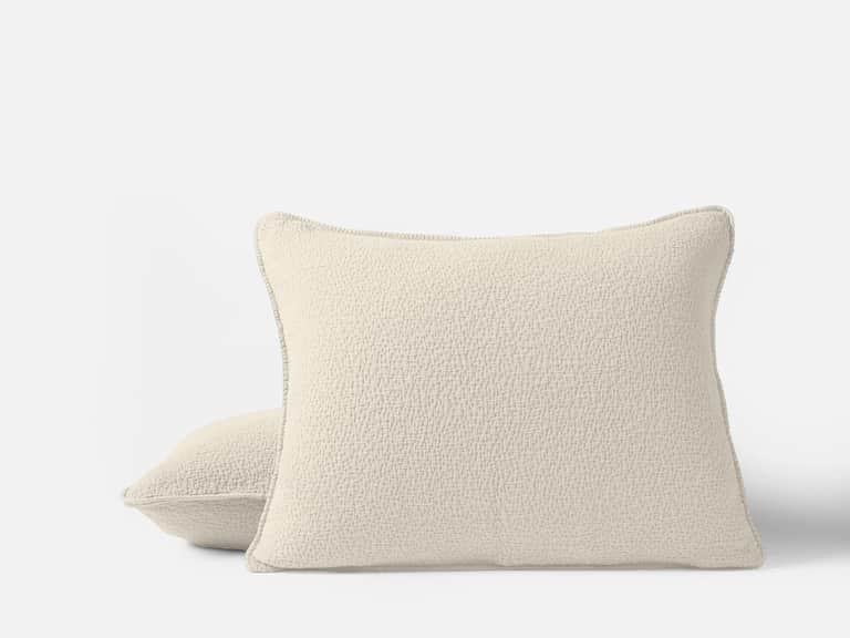 Cascade Organic Matelasse Sham image