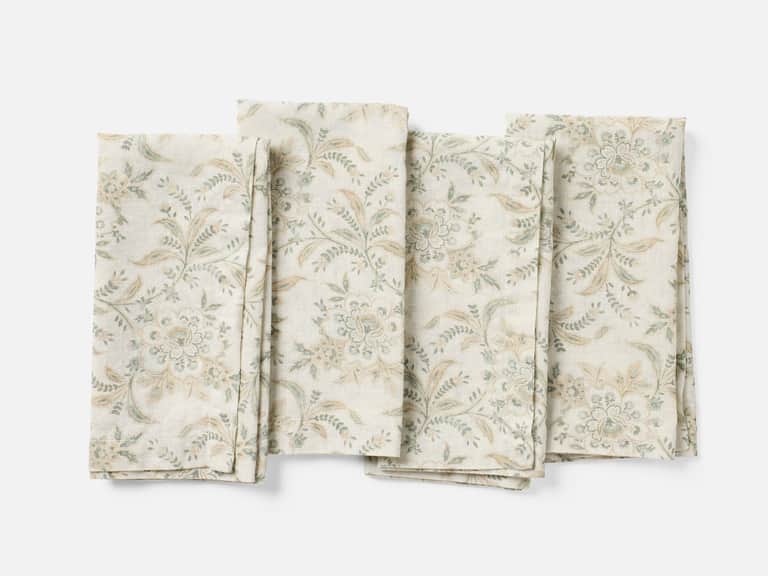 Marguerite Organic Print Napkins, Set of 4 image