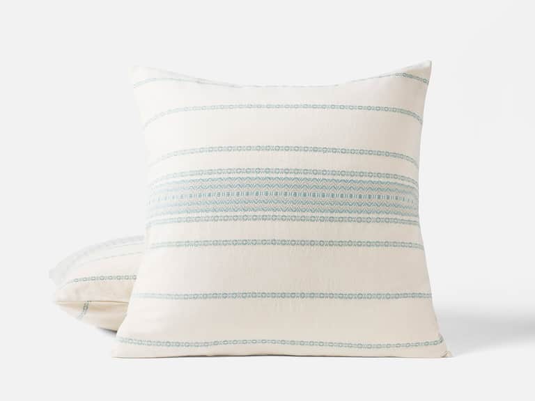 Rippled Stripe Organic Sham image