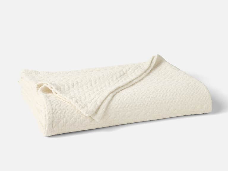 Angeles Organic Matelasse Blanket image
