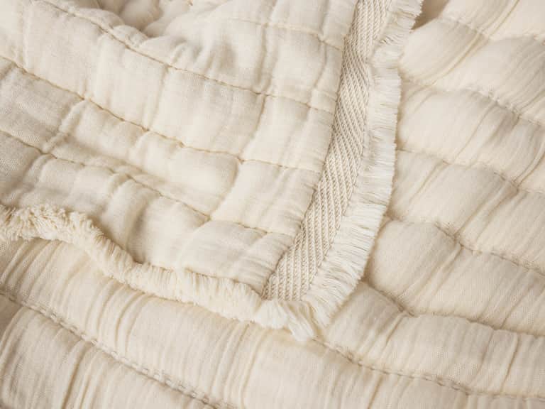 Dreamweight Organic Matelasse Weighted Throw image