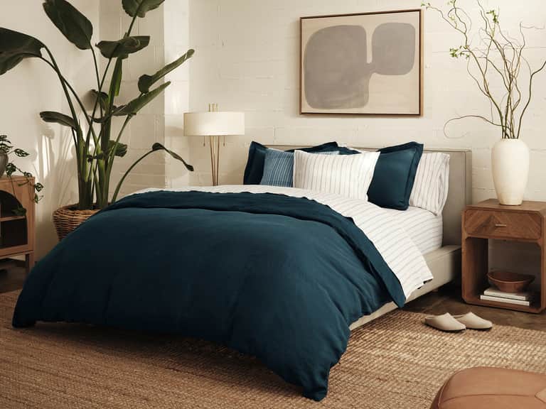 Organic Relaxed Linen Duvet Cover image