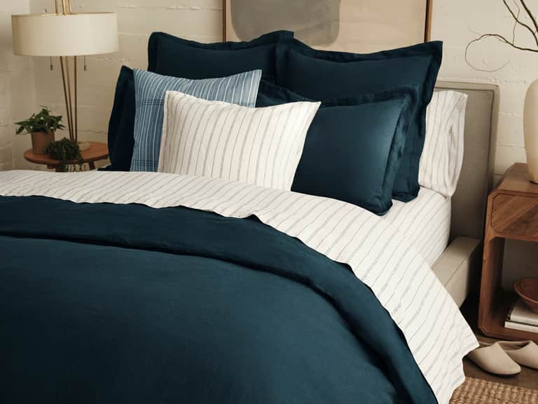 Organic Relaxed Linen Duvet Cover image