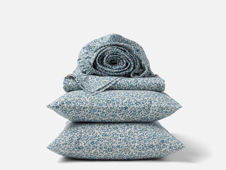 Organic Print Percale Sheet Set image