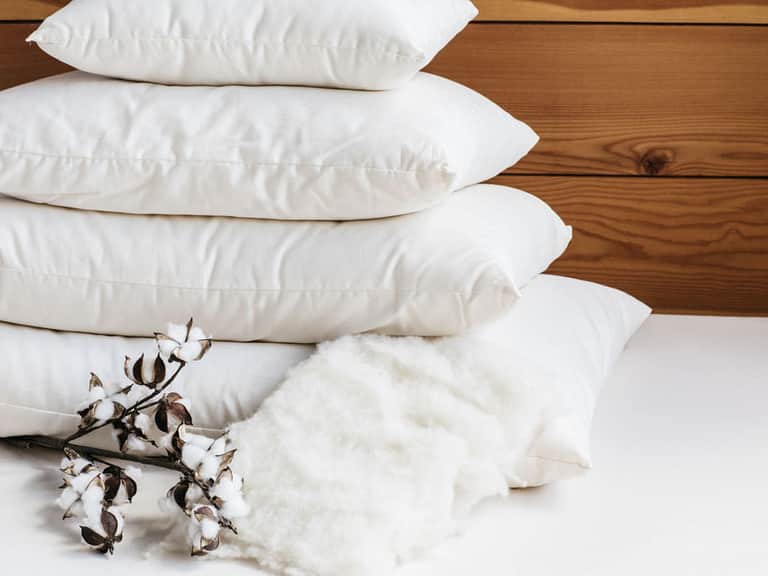 All-Natural Wool-Filled Bed Pillows image