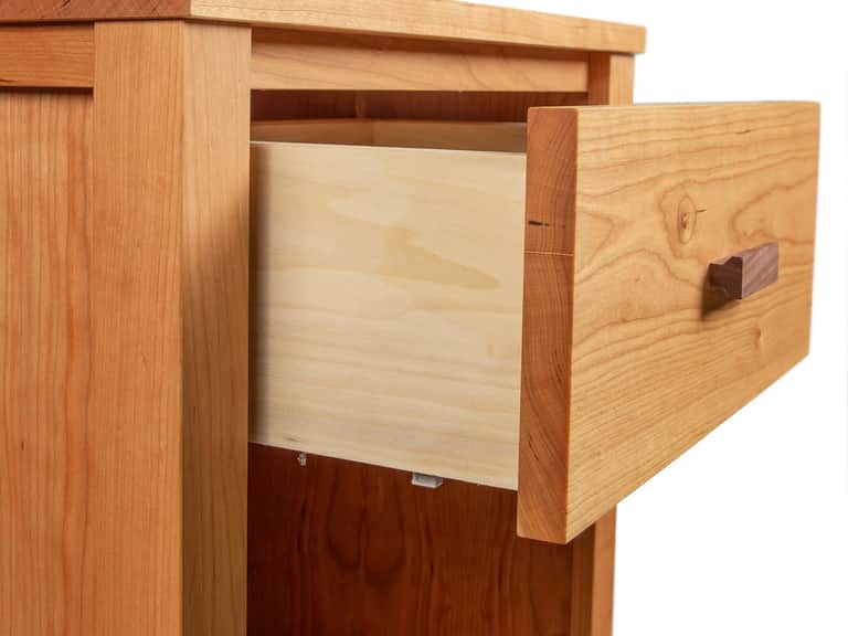 Andover Modern 1-Drawer Enclosed Shelf Nightstand image