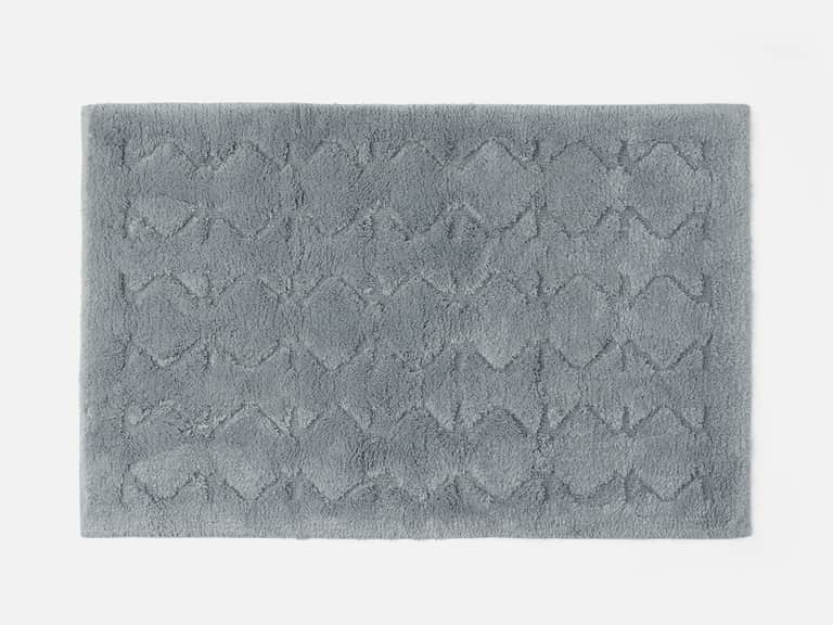 Diamond Shag Organic Bath Rug image