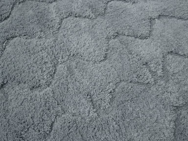 Diamond Shag Organic Bath Rug image