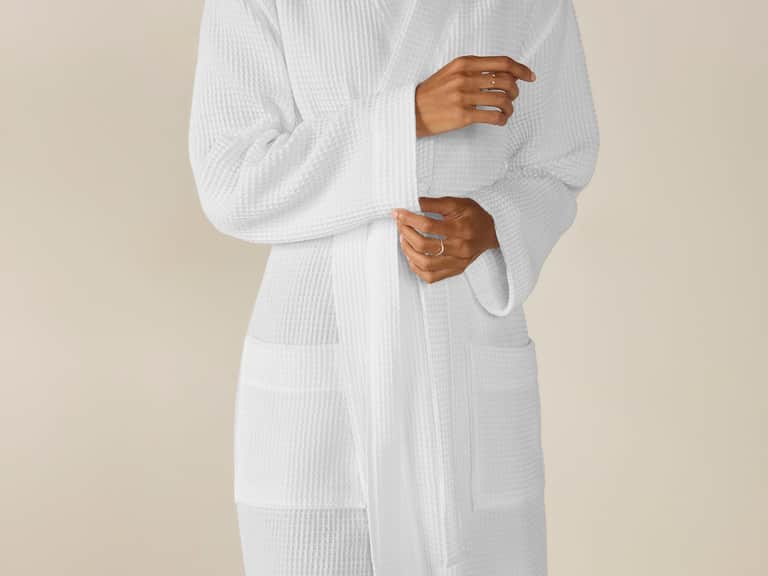 Unisex Organic Waffle Robe image