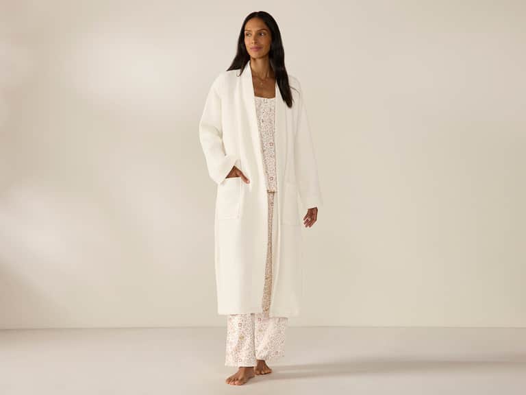 Unisex Organic Waffle Robe image