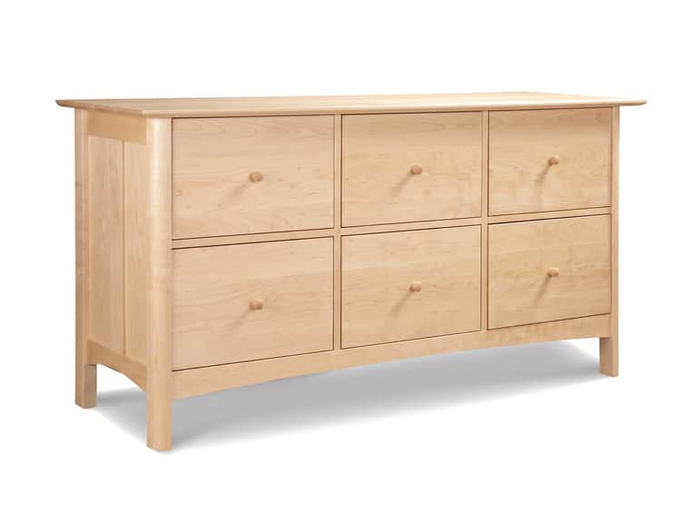 Heartwood Shaker 6-Drawer Legal File Cabinet image