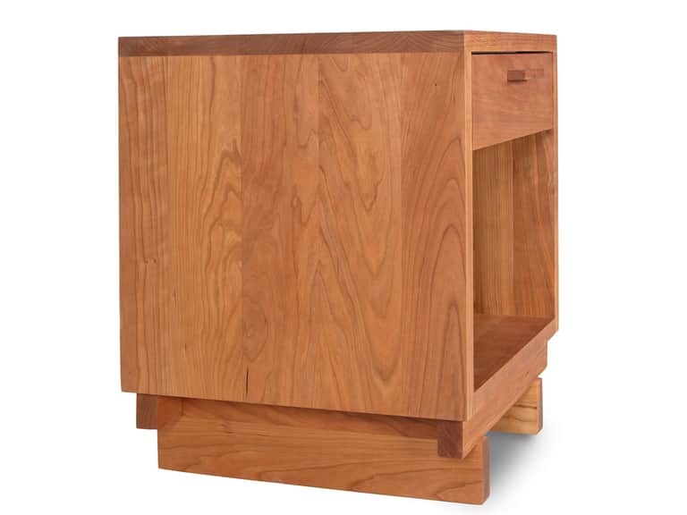 Loft 1-Drawer Enclosed Shelf Nightstand image
