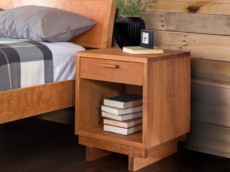 Loft 1-Drawer Enclosed Shelf Nightstand image