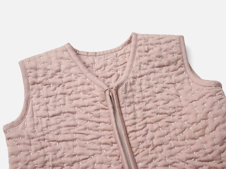 Pebbled Handstitched Organic Snuggle Sack image