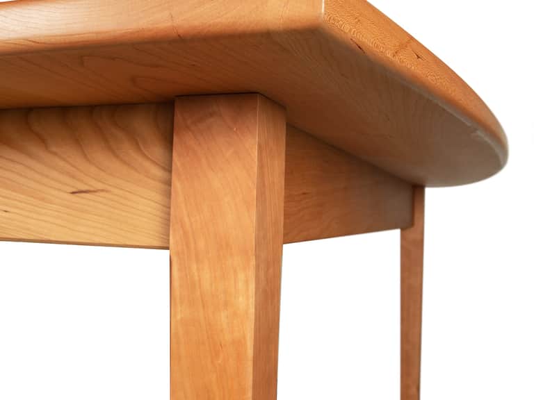 Vermont Shaker Boat Shaped Solid Top Dining Table image