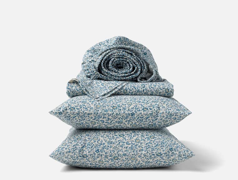Organic Print Percale Sheet Set