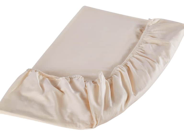 Sleep and Beyond 100% Organic Cotton Sateen Fitted Crib Sheet