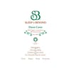 Sleep and Beyond 100% Organic Cotton Sateen Duvet Cover Set image