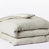 Coyuchi Organic Cotton Crinkled Percale Duvet Cover image