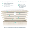 Naturepedic EOS Trilux Organic Dunlop Latex Mattress image