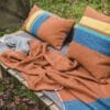 Libeco Redwood Linen and Wool Throw image
