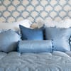Gingerlily Silk Coral Fern Decorative Pillow image