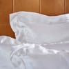 GingerLily Eva White Silk Pillowcase Sham image
