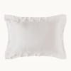 GingerLily Eva White Silk Pillowcase Sham image