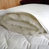 Holy Lamb Organics Natural Wool Wrapped Latex Bed Pillow image