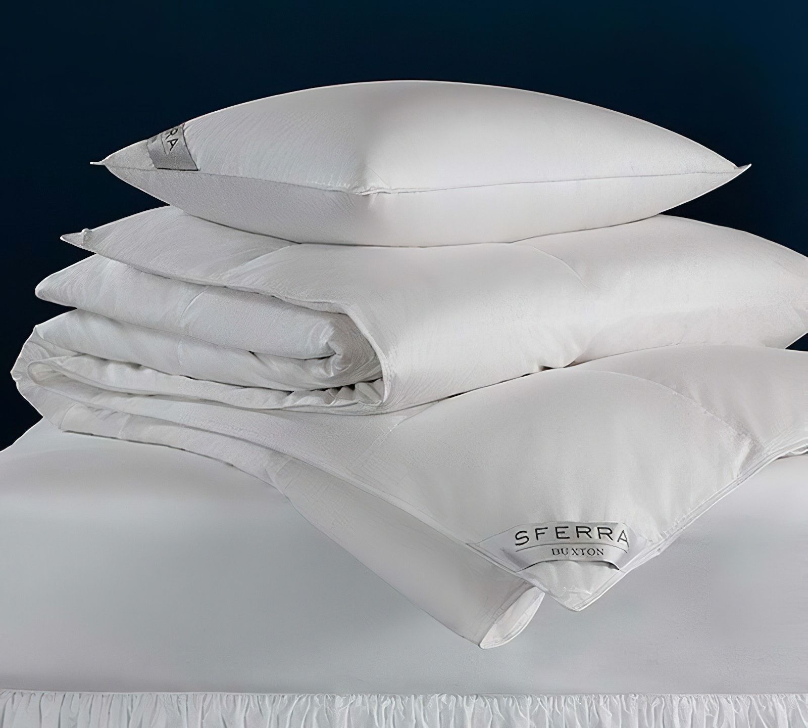 Sferra Buxton White Goose Down Comforter Down Comforters