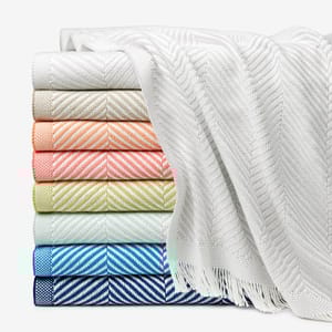 Sferra Costa Cotton Throw Blanket