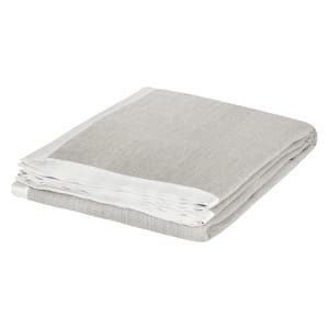 Gingerlily Herringbone Silk Throw Blanket