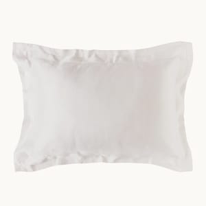 GingerLily Eva White Silk Pillowcase Sham