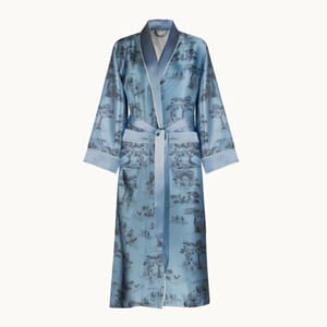 Gingerlily Harlem Toile Silk Robe
