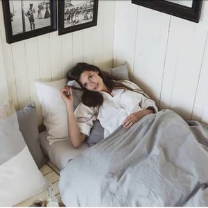 Libeco Santiago Natural Linen Sheets and Pillow Cases