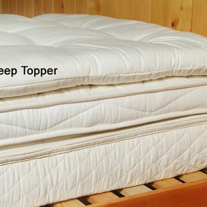 Holy Lamb Organics All Natural Deep Sleep Wool Mattress Topper