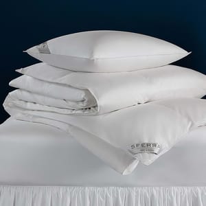 Sferra Buxton White Goose Down Comforter