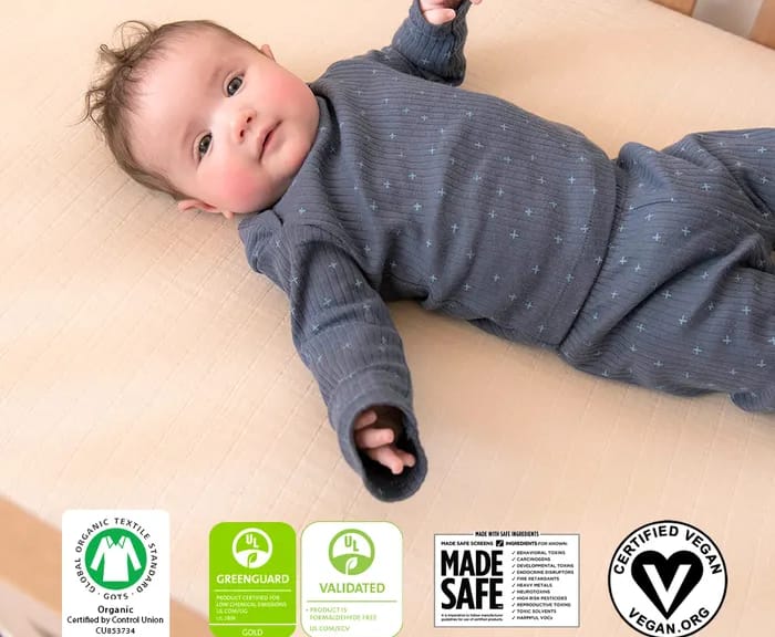 Naturepedic Organic Breathable Muslin Crib Sheet image