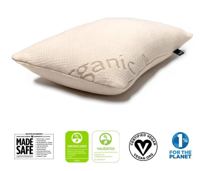 Naturepedic Toddler PLA Pillow With Organic Cotton Fabric image