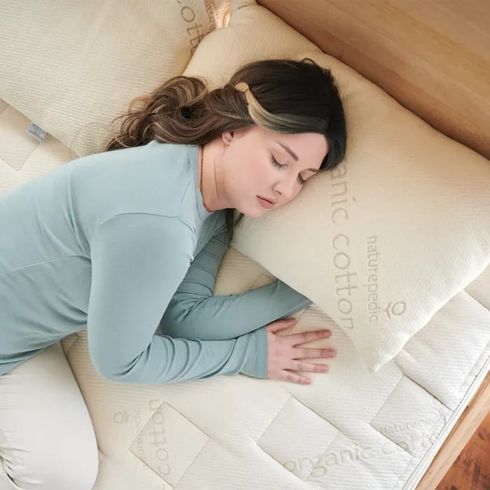 Naturepedic Organic 2-in-1 Latex Pillow - Washable - Adjustable Fill (Standard) main image 1