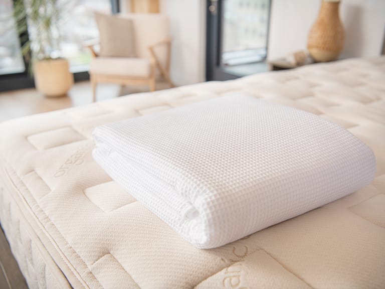 Naturepedic Organic Cotton Waffle Blanket image