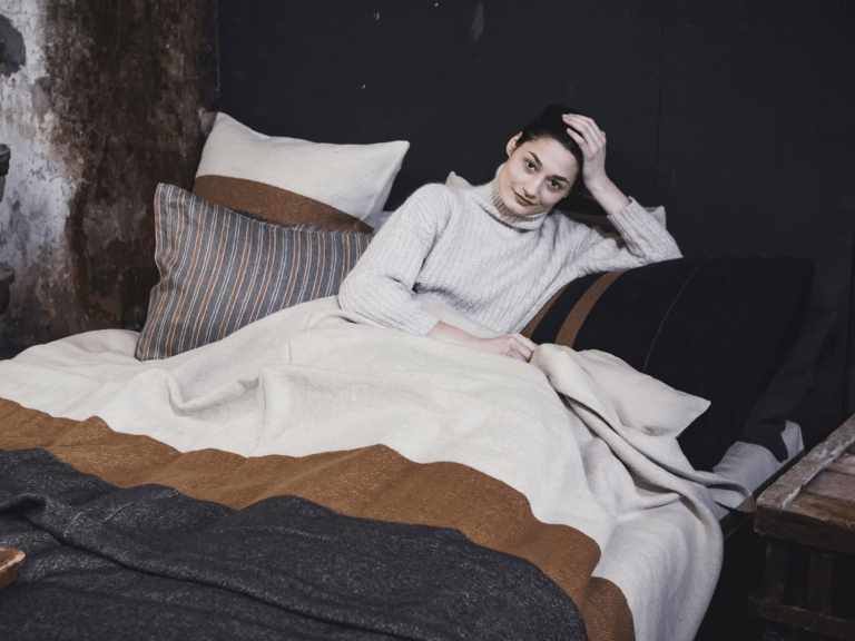 Libeco Nash Linen and Wool Coverlet image